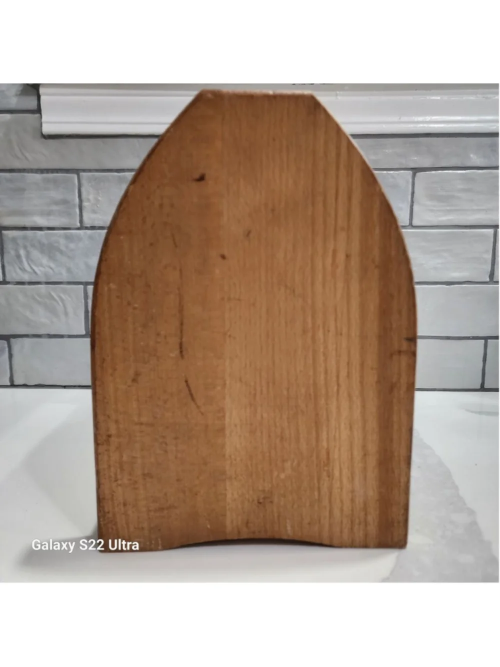 Vintage Esquire Brown Wood Shoe Shine Box Storage
